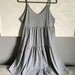 SheIn Gray Ruffle Mini Dress Photo 0