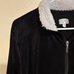 Aria Women’s  black velvet jacket size M Photo 5