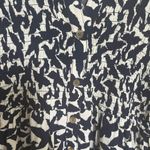 Anthropologie  Maeve navy print shirt tunic top or mini dress sz m Photo 4
