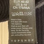 Topshop  Ribbed Turtleneck Color Block Sweater Knit 8-10 Photo 6