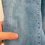 frame denim  Stretch Cotton Le One Crop Mini Boot Casper Blue Jeans Size 26 Photo 7