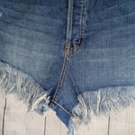 We The Free  Blue Jean Shorts Distressed Frayed Hem Photo 2