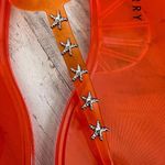 Katy Perry Orange Starfish Studded T Strap Geli Sandals Size 8 NEW Photo 10