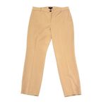 J.Crew  NWT Camel Straight Leg Stretch Trousers Pants 12 Workwear Office Photo 1