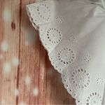 Old Navy  White Cutwork-Sleeve Mixed Fabric Top Size XL TALL Photo 7