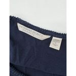 Victoria's Secret Vintage Country Sleep Shirt Navy Embroidered Womens Small Photo 2