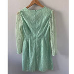 Pomelo Oversized Bow Lace‎ Accent Dress Photo 4