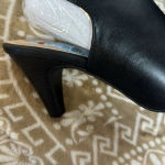 Alfani  Womens Black Padded Step Flex Peep Toe Stacked Heel Buckle Bootie 9.5 Photo 4