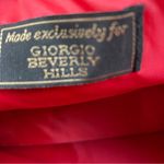 Giorgio Beverly Hills Red Satin Zip Close Cosmetic Makeup Bag Photo 6