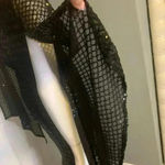 Miss ORD Plus Mermaid Black Sequin Evening Dress Size Large Photo 5