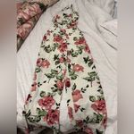 Vestique  Size Small floral Sleeveless Maxi pants romper. Photo 7