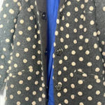 Modcloth  Salient Style Wool Coat Polkadot Gray Sz XS Photo 9