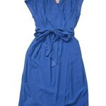 MM.LaFleur NWT The Hailey in Cerulean Blue Soft Wave Wrap Waist Dress 12 Photo 0