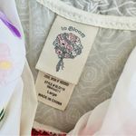 In Bloom  by Jonquil Floral Lingerie Dress Pink Lace Waist Size L Photo 4