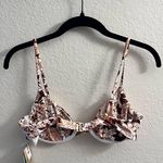 Volcom NWT  Floral Mood Bloom Bikini Top Size M Photo 3