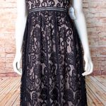 Altar'd State Altar’d State | Black Lace Overlay A-Line Midi Dress Photo 0