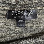 Topshop  Olive Green Space Dye Pullover Sweater Oversized Viscose Stretchy Tunic Photo 3