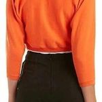 CAbi  #5008 Cropped Piccolo Shrug Cardigan Tiger Lily Orange XS Photo 1