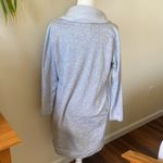 UGG  Duffield Cotton Minky Robe No Belt Light Gray With Pockets Photo 2