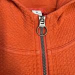 Lululemon All Yours Zip Hoodie *Bubble Dot Jacket Heathered Brick Orange Size 12 Photo 4