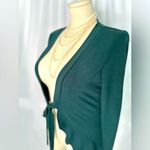 Allegra K  Women's Tie-Front Dressy Ruffled Long Sleeve Open Cardigan (809) Photo 9