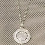 Silpada  Silver Gold Two Tone Two-Sided Convertible 4-Way Pendant Necklace N3432 Photo 4