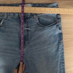 ZARA 10 Flare High Rise Jeans Light Wash Denim Casual Career Fall Streetwear Photo 3