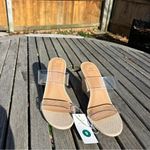 A New Day Nwt  Womens Ansel Double Band Open Toe Wedge Heels size 9 Photo 2