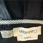 Calvin Klein ‎ Highline Ankle Length Navy Blue Linen Blend Size 14 Pants N… Photo 8