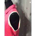 Nike  Golf Dri Fit Large L Hot Pink Sleeveless Polo Partial Zip Photo 4