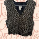 Vintage Robert stock 100% silk vest Black Size L Photo 0