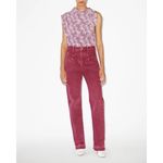 Isabel Marant  Noemie Straight Leg Jeans in Burgundy 38 New Womens Denim Pants Photo 10