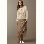 Pilcro Anthropologie  Beaded Embroidered Sweatshirt Photo 2