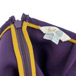 Boden Jacquard Faux Wrap Pencil Skirt Dark Eggplant Purple‎ Size US 8R Purple Photo 5