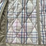 Vintage L.L. Bean Quilted Trench Jacket in Tan Size Small Petite Photo 6