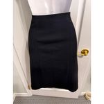 Black Pleated Wool Blend Classic ALine Skirt Medium business work official L Size L Photo 6