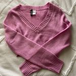 H&M Pink Cropped Sweater Photo 0