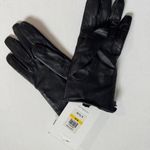 Calvin Klein  Black Leather Tech Gloves NWT Photo 1