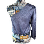 SheIn  Purple One Shoulder Long Sleeve Blouse Size XS Photo 1