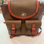 Guess  Brown Backpack with gold Details Photo 5