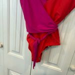 Summersalt  Hibiscus And Grapefruit The‎ Perfect Wrap One-Piece Swimsuit Size 10 Photo 4