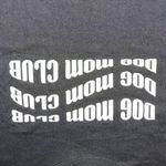 Zoe & Liv NEW  Women's Dog Mom Club Graphic T-Shirt size M Black Photo 6