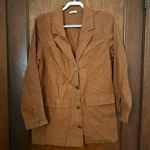 J. Jill Burnt Orange Linen Blazer Size M Size M Photo 1