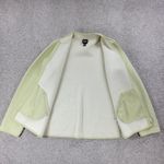 Eileen Fisher Vintage Womens Felted Lambswool Jacket PS Green Full Zip Cardigan Photo 4