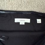 Vince  Wool Blend Strapless Tube Top Womens Size‎ L Black Cropped Chic Photo 2