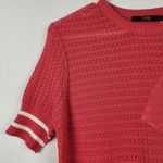 Seventy Sergio Tegon Knitwear Sweater Pink Short Sleeve Size 40 Italian US 4 NWT Photo 2