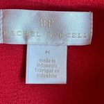 Rachel Parcell  Barbados Red Midi Short Sleeves Button Down. Tie In Front Sz M. Photo 11