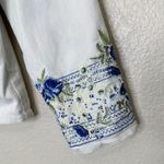 Denim & Co Vintage Embroidered Stretch Long Sleeves Jean Jacket Photo 7