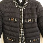 Anne Klein Womens Tweed Trim
Outerwear Quilted Coat Photo 4