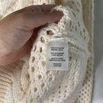 Rebecca Taylor  white merino wool cable knit sweater size‎ small Photo 6